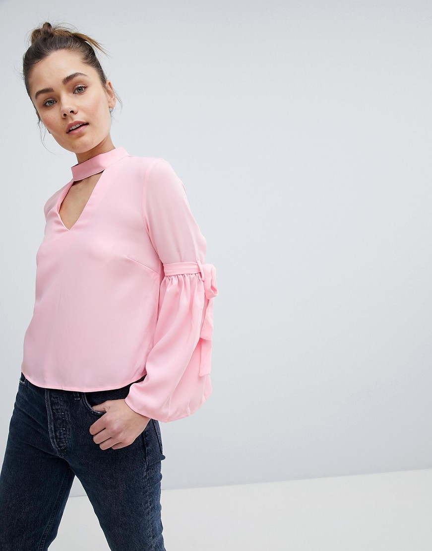 Glamorous-bluzka-rozowa-choker-M-38-1 Glamorous-bluzka-rozowa-choker-M-38