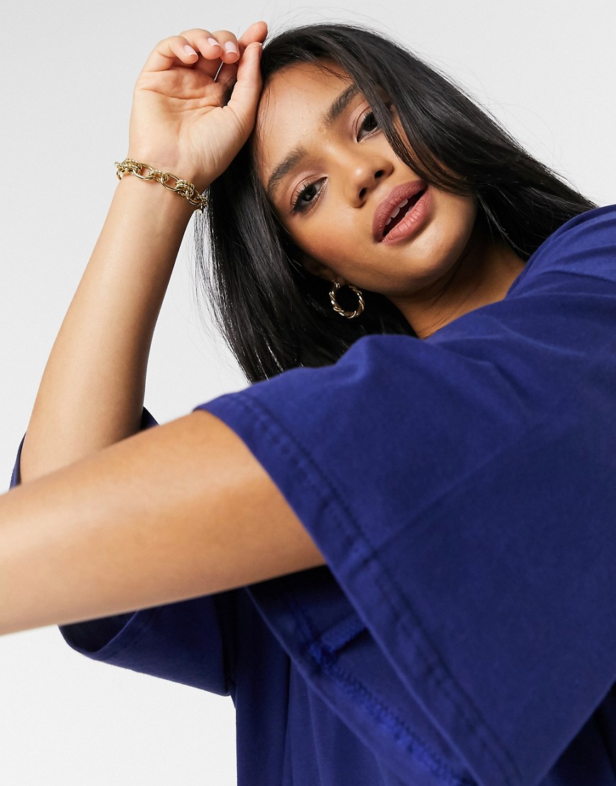 Granatowa-mini-sukienka-T-shirtowa-oversize-defekt-36-2 Granatowa-mini-sukienka-T-shirtowa-oversize-defekt-36