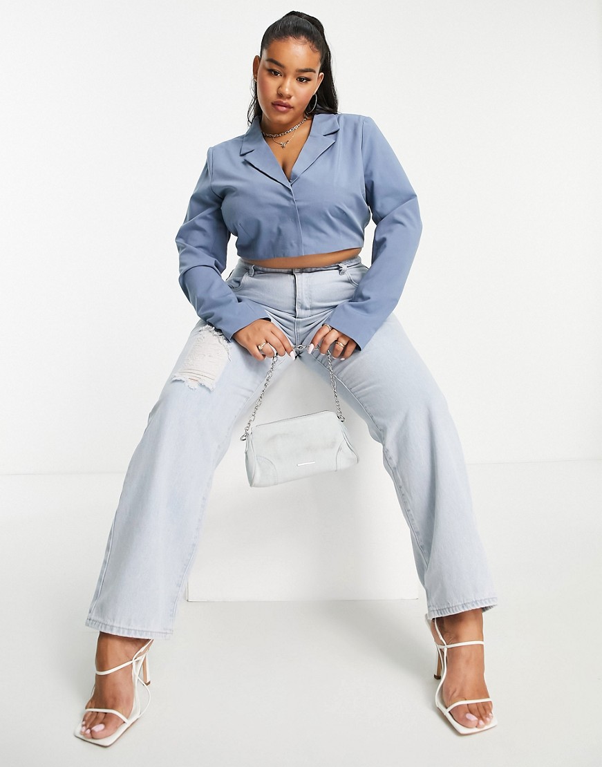 In-The-Style-Plus-niebieska-krotka-marynarka-plus-size-50-3 In-The-Style-Plus-niebieska-krotka-marynarka-plus-size-50