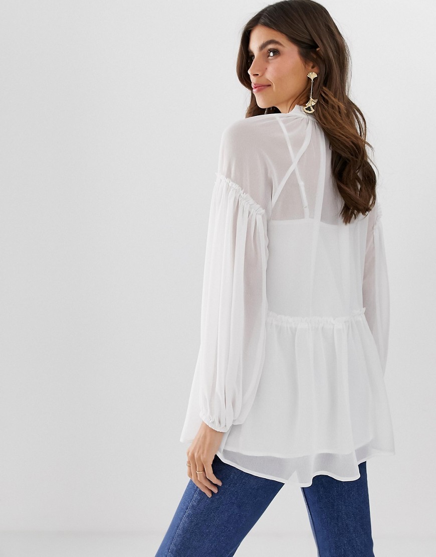 Ivory-Bluzka-wiazana-z-przodu-XS-34-1 Ivory-Bluzka-wiazana-z-przodu-XS-34