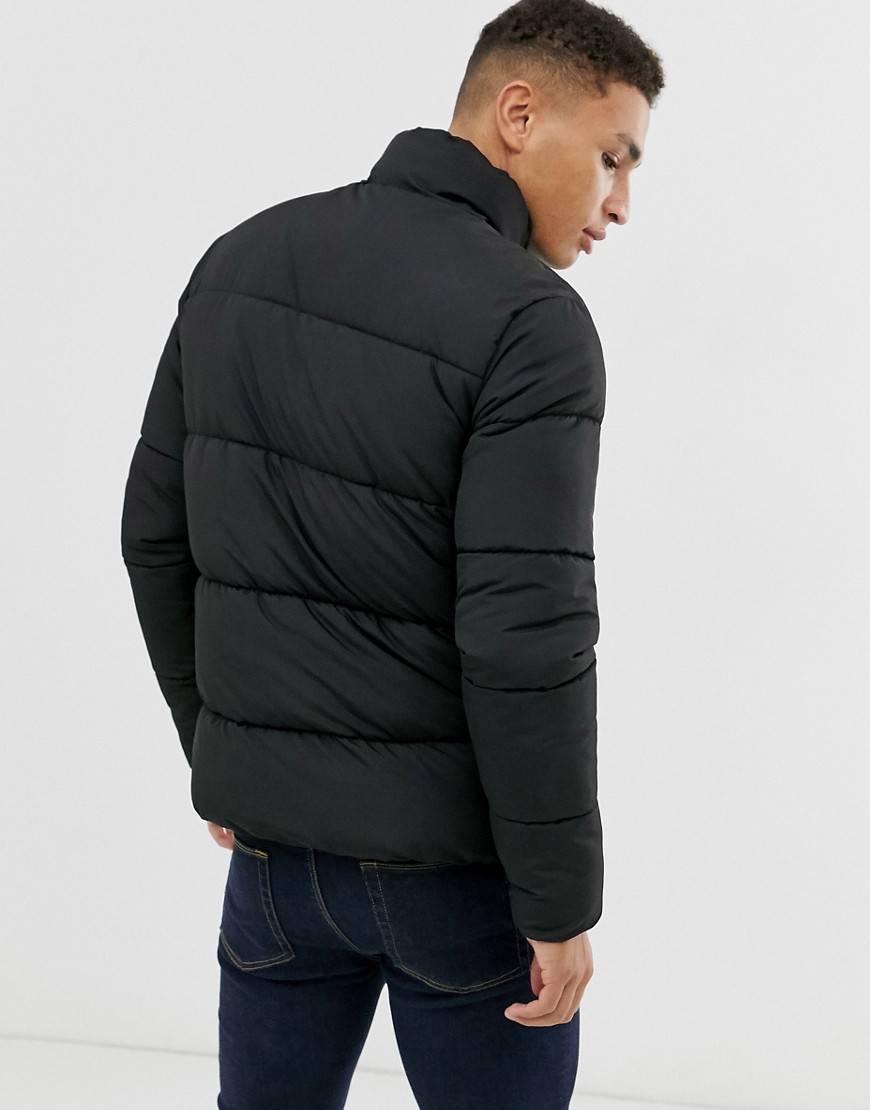 JackJones-meska-czarna-prosta-kurtka-XL-1 JackJones-meska-czarna-prosta-kurtka-XL
