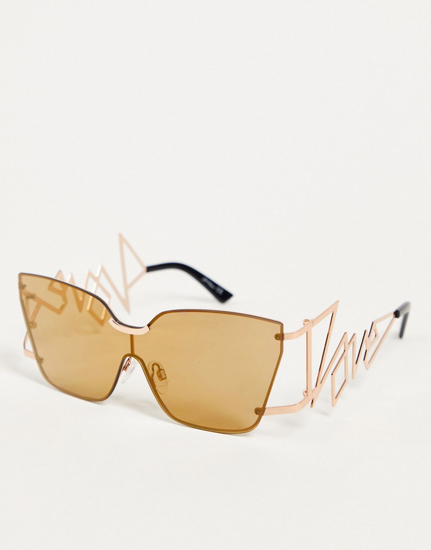 Jeepers Peepers duże okulary przeciwsłoneczne z napisem Love no size Jeepers-Peepers-duze-okulary-przeciwsloneczne-z-napisem-Love-no-size