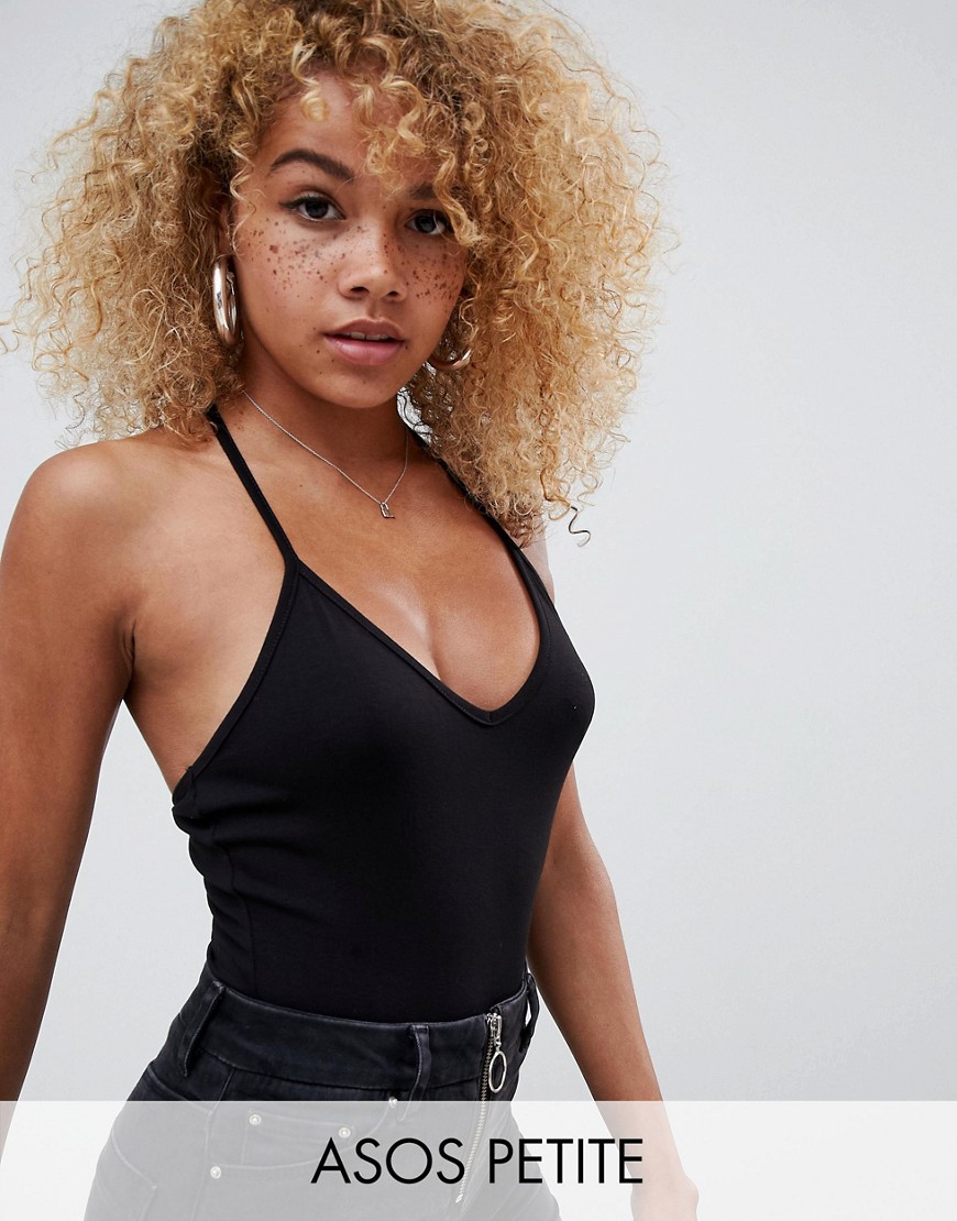 Petite Czarne body stringi na ramiączkach XL 42 K20-Petite-Czarne-body-stringi-na-ramiaczkach-XL-42