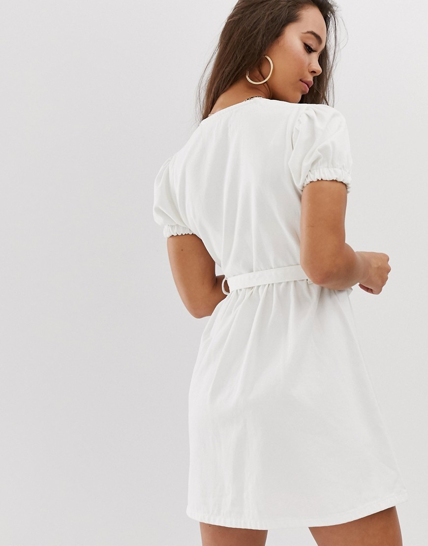 K22-Boohoo-biala-jeansowa-Sukienka-mini-dekolt-v-L-40-1 K22-Boohoo-biala-jeansowa-Sukienka-mini-dekolt-v-L-40