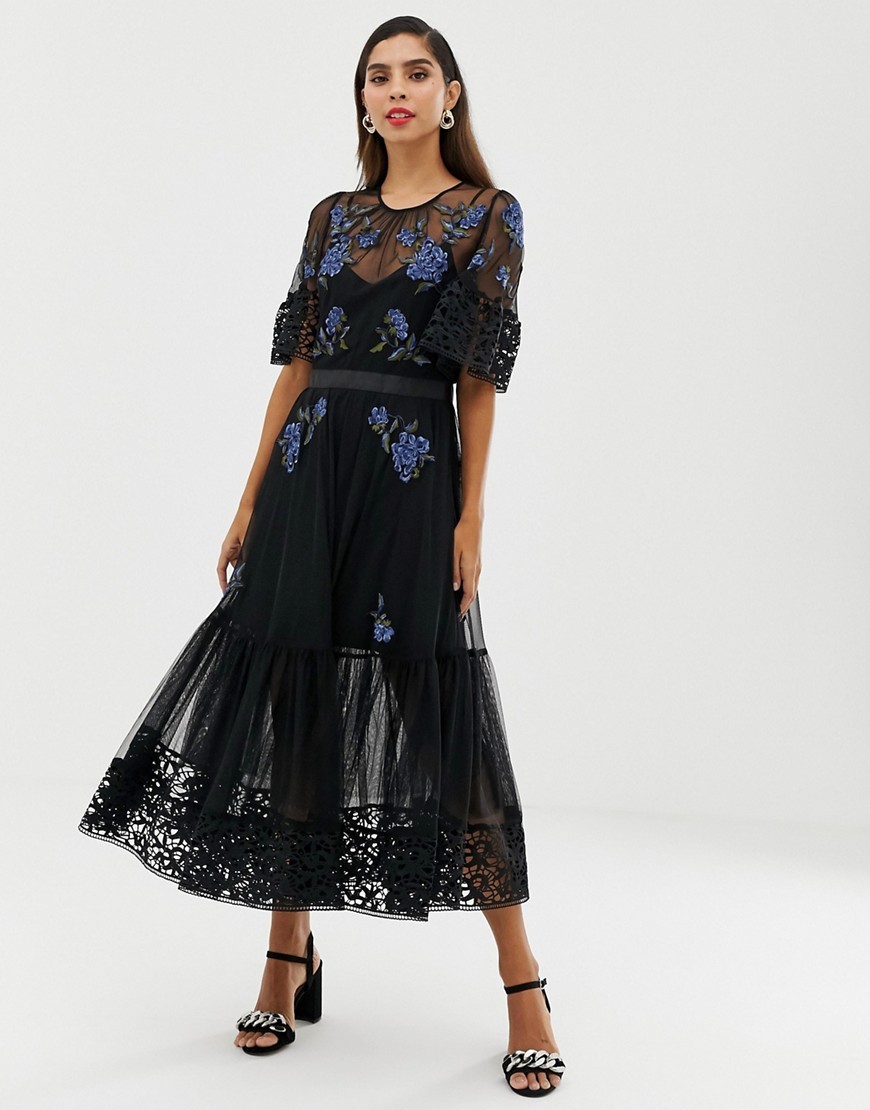 K22-French-Connection-Czarna-Dluga-Sukienka-w-kwiaty-XXL-44-1 K22-French-Connection-Czarna-Dluga-Sukienka-w-kwiaty-XXL-44