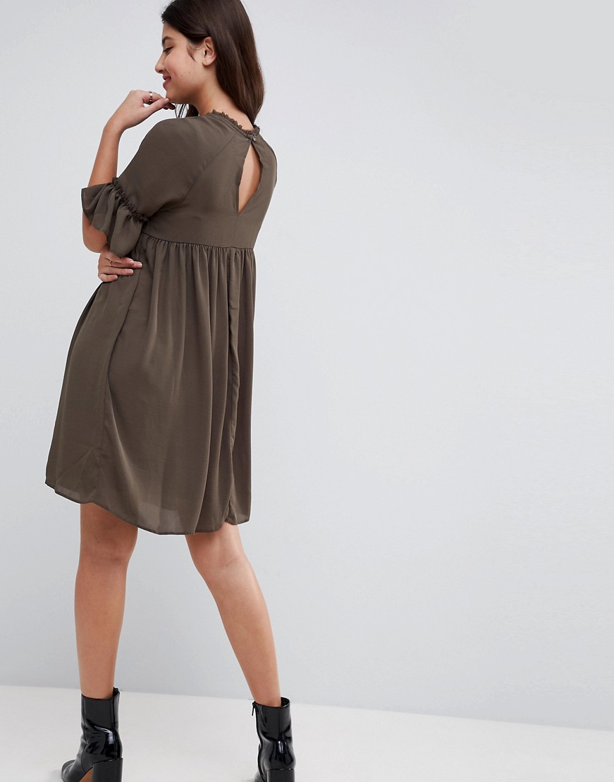 Khaki-Zielona-Sukienka-mini-XL-42-2 Khaki-Zielona-Sukienka-mini-XL-42