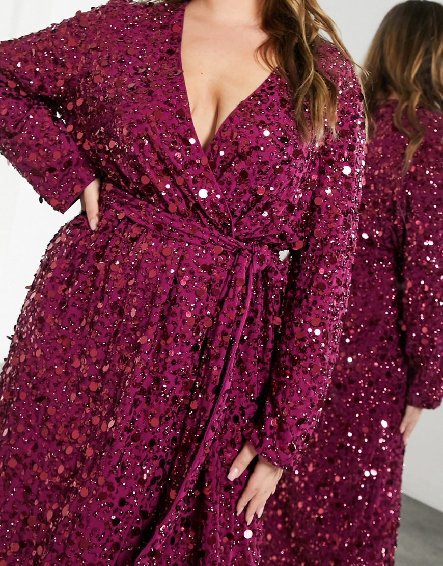 Kopertowa-Sukienka-midi-w-cekiny-plus-size-44-2 Kopertowa-Sukienka-midi-w-cekiny-plus-size-44