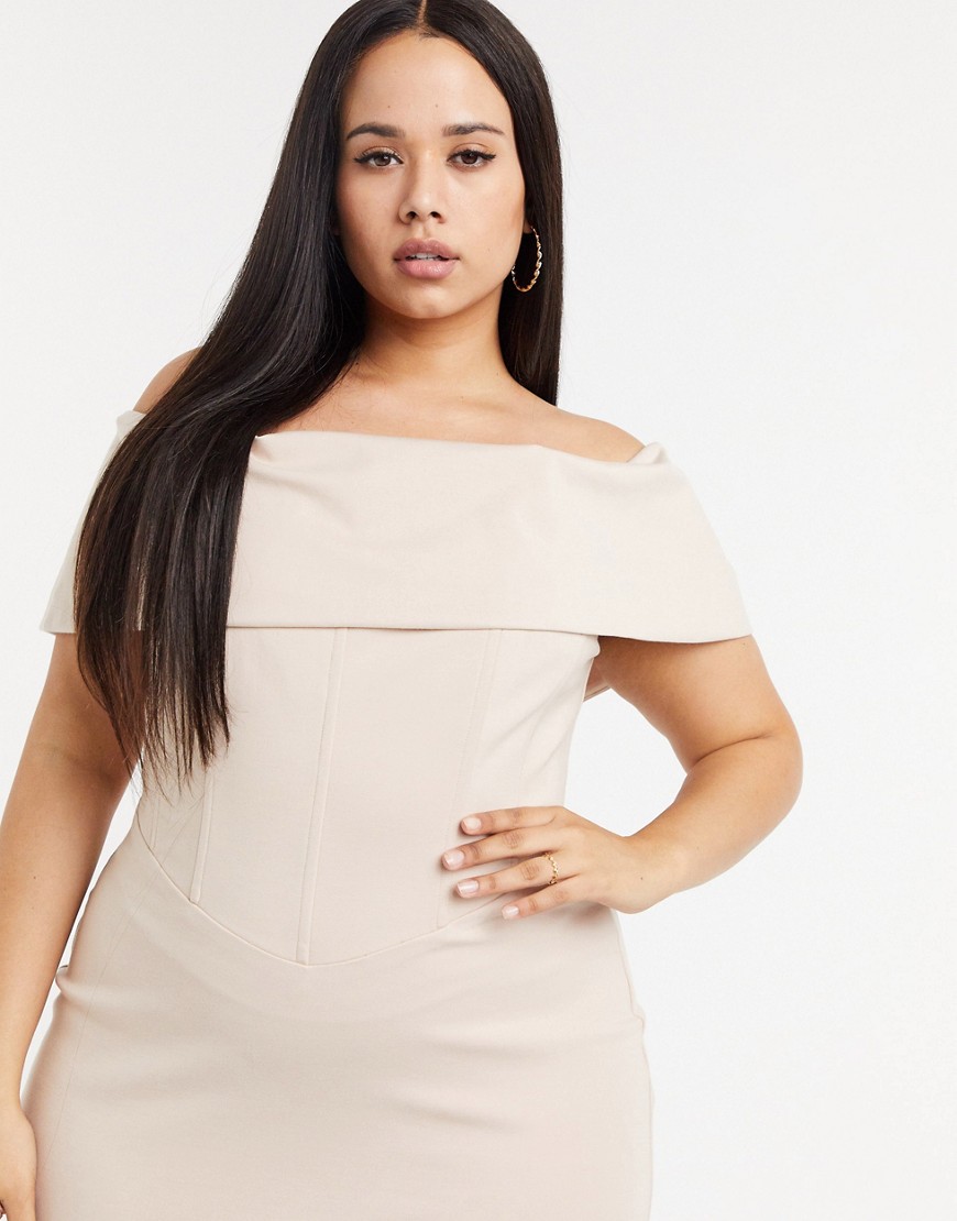Lavish-Alice-rozowa-sukienka-dekolt-bardot-odkryte-ramiona-plis-size-46-2 Lavish-Alice-rozowa-sukienka-dekolt-bardot-odkryte-ramiona-plis-size-46