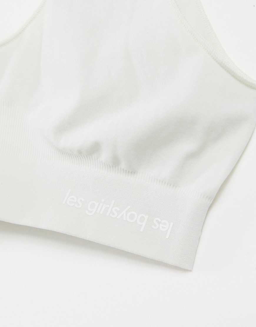 Les-Girls-Les-Boys-krotki-polprzezroczysty-top-w-stylu-braletki-w-kolorze-kosci-sloniowej-L-2 Les-Girls-Les-Boys-krotki-polprzezroczysty-top-w-stylu-braletki-w-kolorze-kosci-sloniowej-L