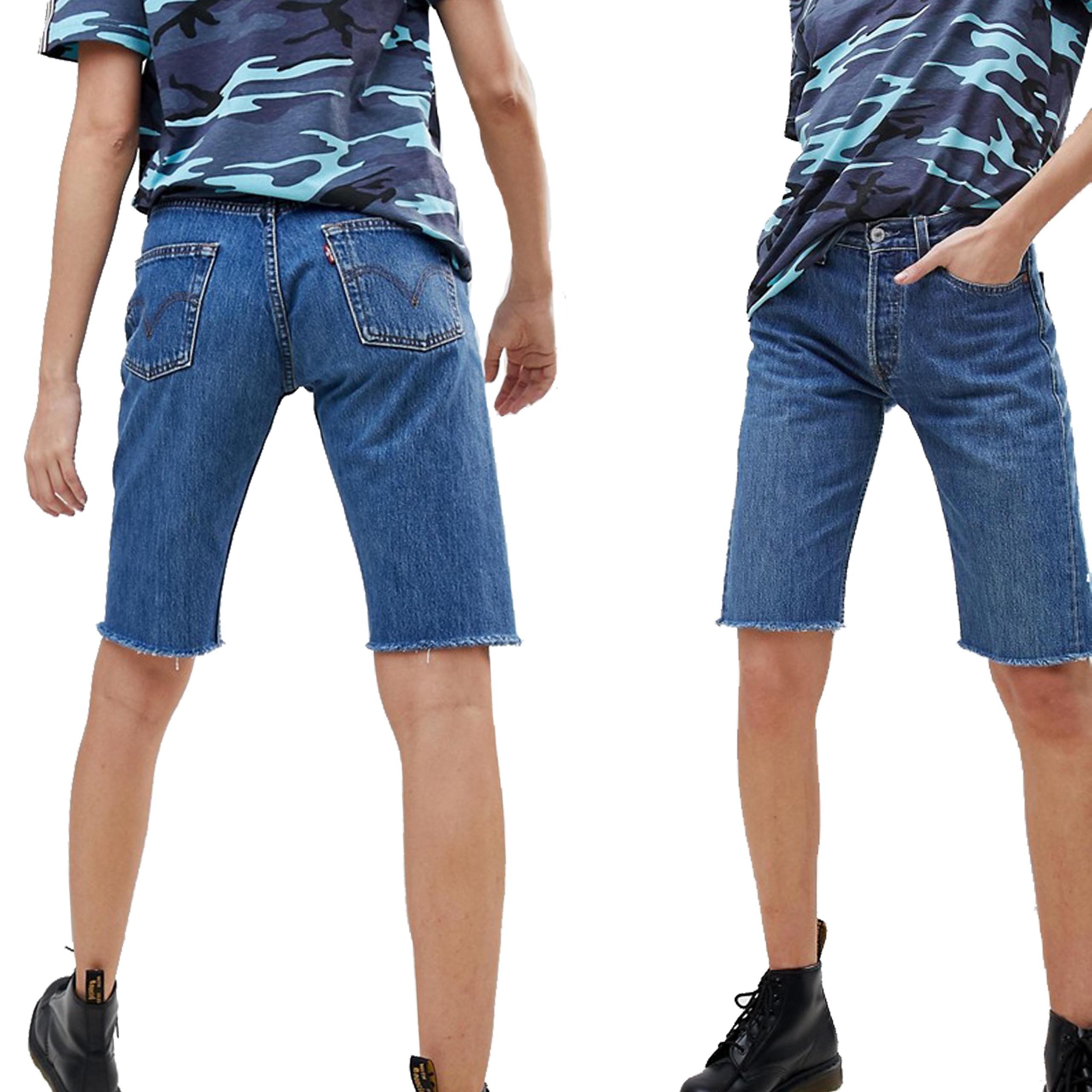 Levis szorty jeansowe longline UŻYWANE PRANE W31 Levis-szorty-jeansowe-longline-W31