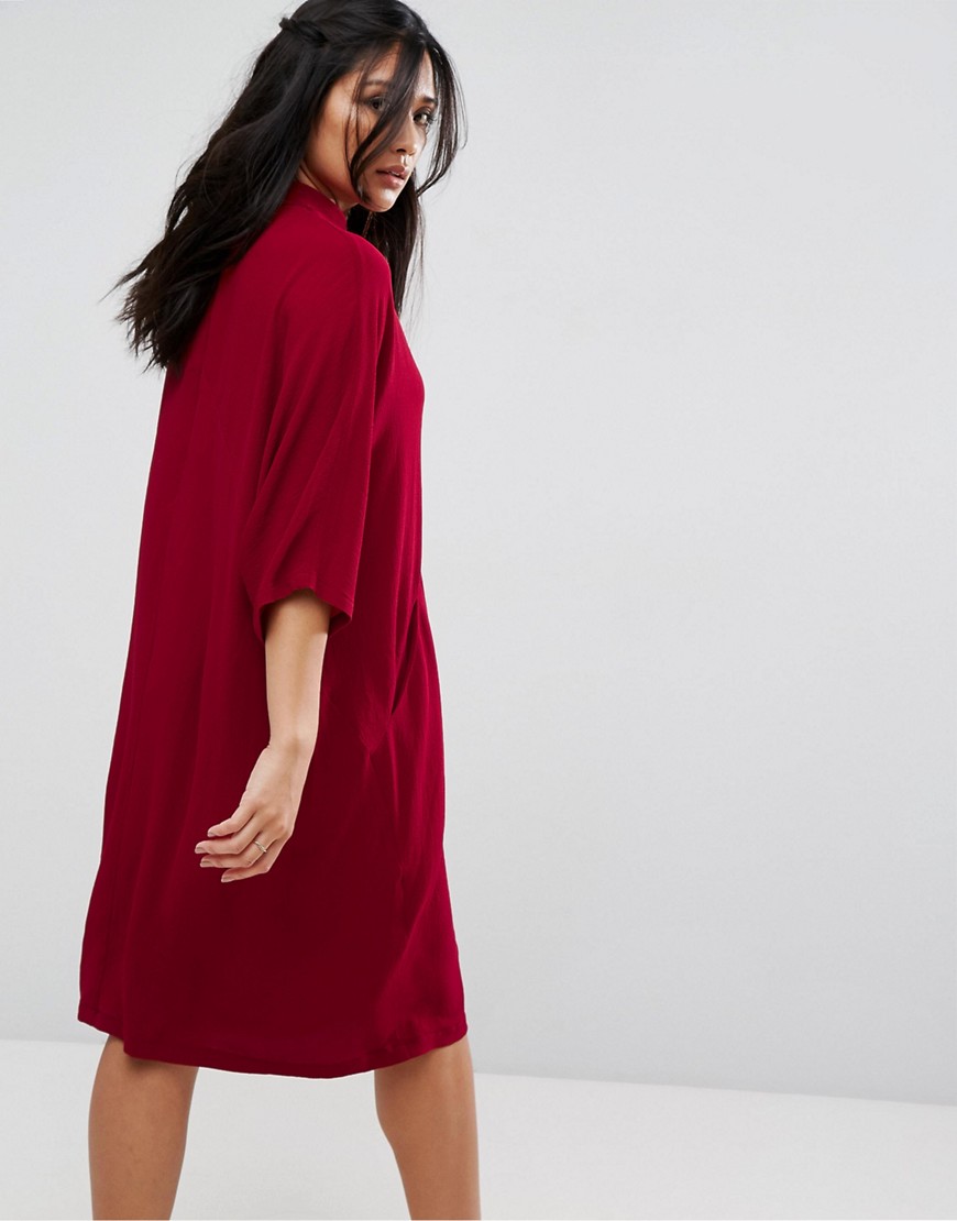 Liquorish-sukienka-midi-oversize-bordowa-DEFEKT-S-36-2 Liquorish-sukienka-midi-oversize-bordowa-DEFEKT-S-36