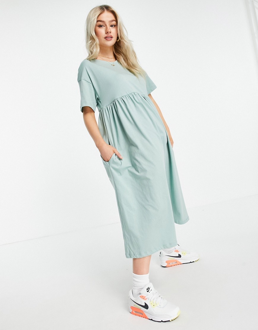 Luzna-sukienka-midi-oversize-w-kolorze-szalwiowym-defekt-38-3 Luzna-sukienka-midi-oversize-w-kolorze-szalwiowym-defekt-38