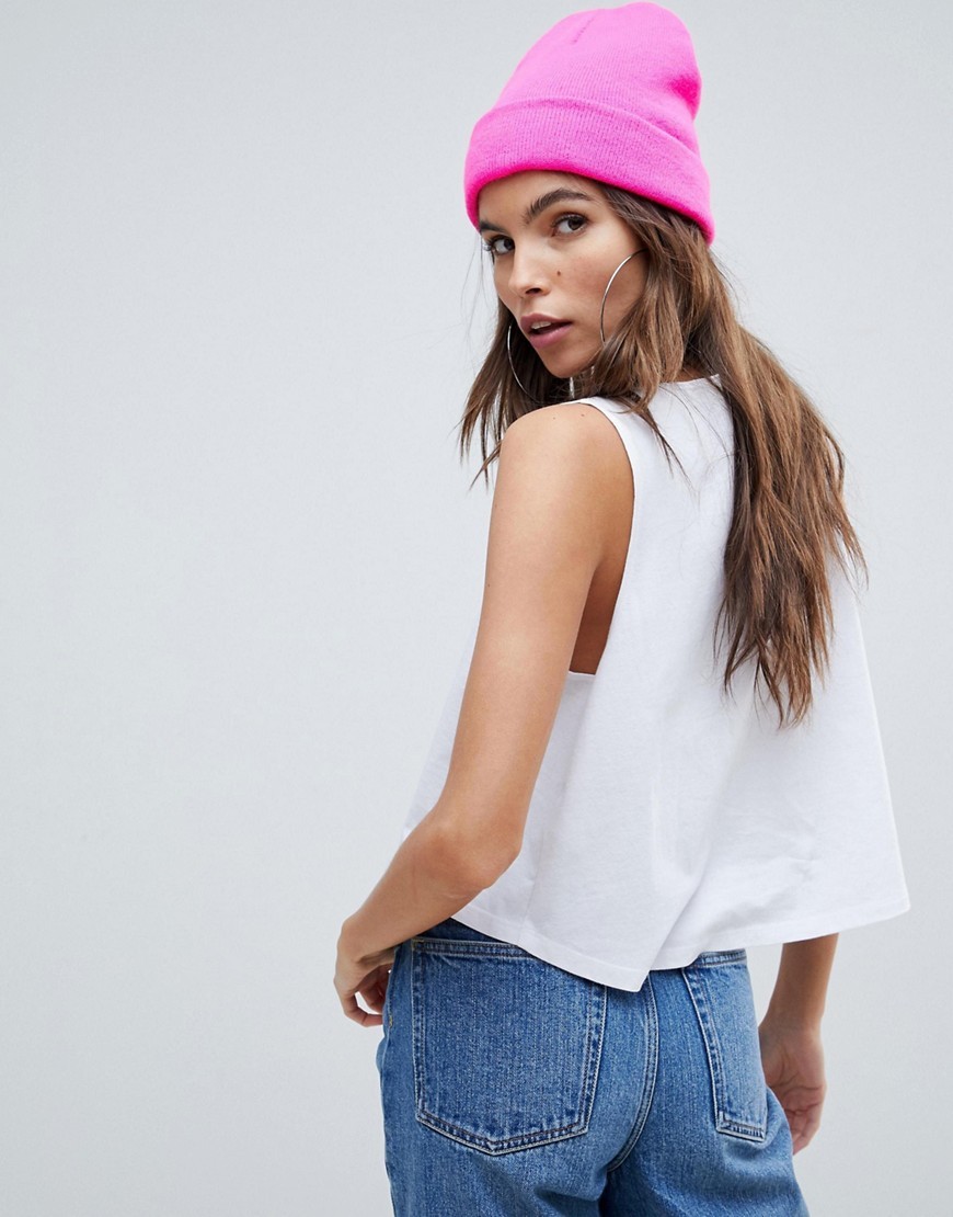 Luzny-T-shirt-bez-rekawow-bialy-crop-top-S-36-1 Luzny-T-shirt-bez-rekawow-bialy-crop-top-S-36