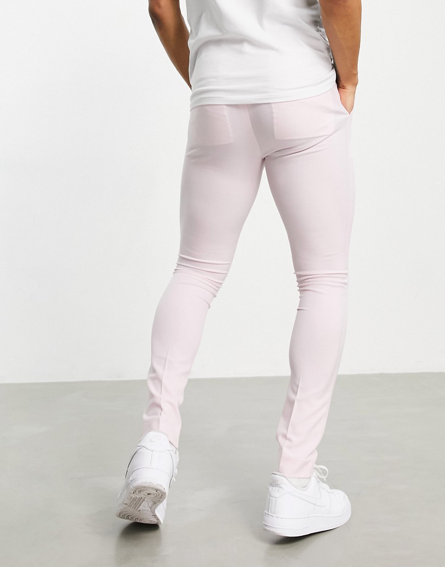 Meskie-rozowe-eleganckie-spodnie-o-bardzo-obcislym-kroju-W32-L32-1 Meskie-rozowe-eleganckie-spodnie-o-bardzo-obcislym-kroju-W32-L32