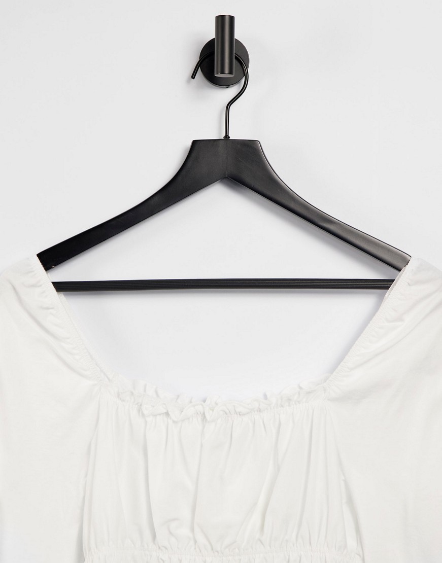 Miss-Selfridge-bialy-marszczony-top-z-kwadratowym-dekoltem-defekt-38-2 Miss-Selfridge-bialy-marszczony-top-z-kwadratowym-dekoltem-defekt-38