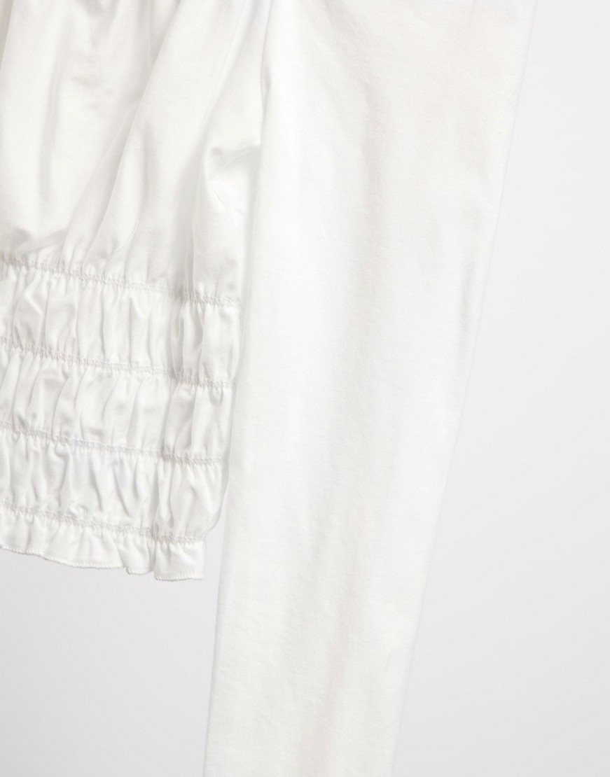 Miss-Selfridge-bialy-marszczony-top-z-kwadratowym-dekoltem-defekt-38-3 Miss-Selfridge-bialy-marszczony-top-z-kwadratowym-dekoltem-defekt-38