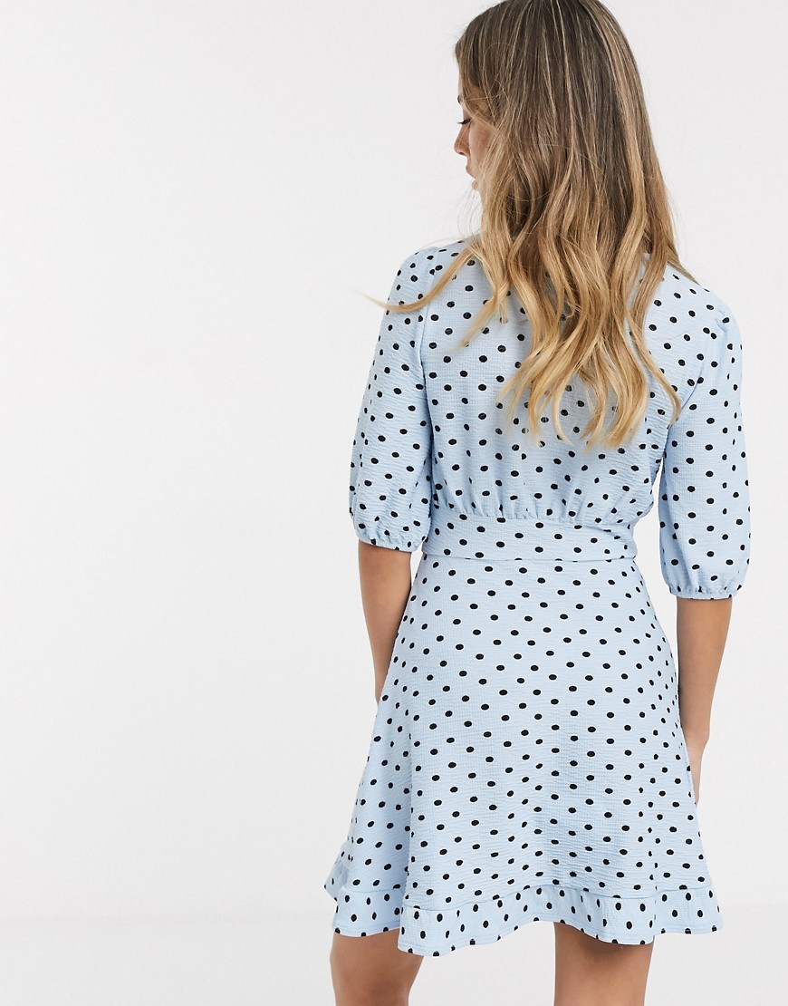 Miss-Selfridge-blekitna-sukienka-w-kropki-z-krotkim-rekawem-XL-42-1 Miss-Selfridge-blekitna-sukienka-w-kropki-z-krotkim-rekawem-XL-42