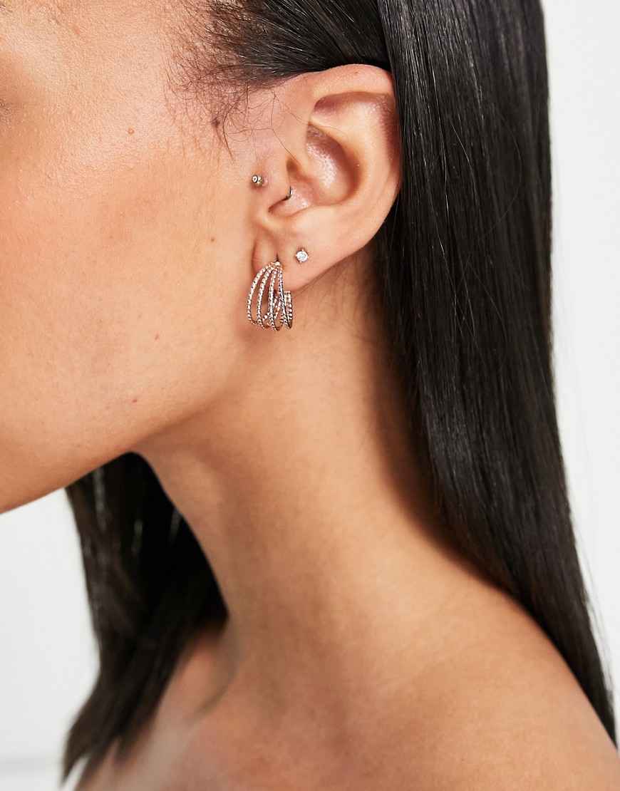 Miss Selfridge kolczyk koło różowe złoto Miss-Selfridge-kolczyk-kolo-rozowe-zloto