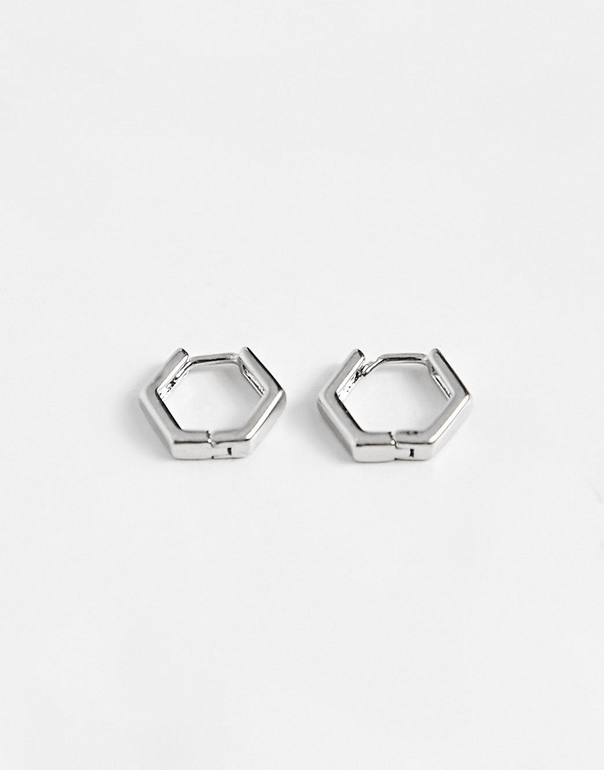 Miss-Selfridge-kolczyki-w-ksztalcie-szesciokata-srebrne-1 Miss-Selfridge-kolczyki-w-ksztalcie-szesciokata-srebrne