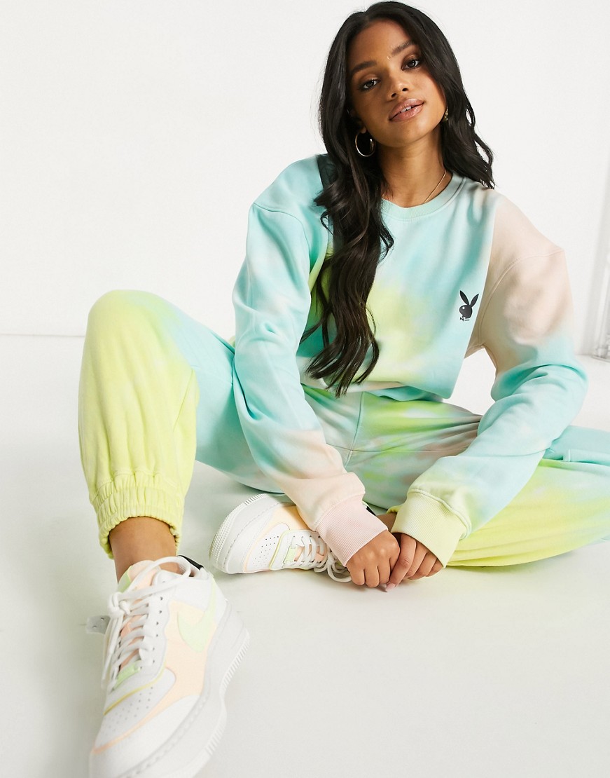 Missguided Bluza damska z efektem tie dye oversize L Missgided-Bluza-damska-z-efektem-tie-dye-oversize-L