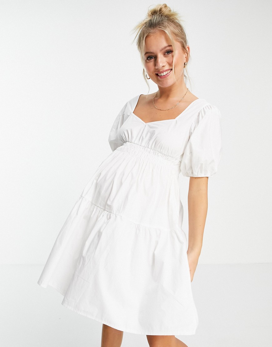 Missguided-Maternity-biala-marszczona-sukienka-mini-38-3 Missguided-Maternity-biala-marszczona-sukienka-mini-38