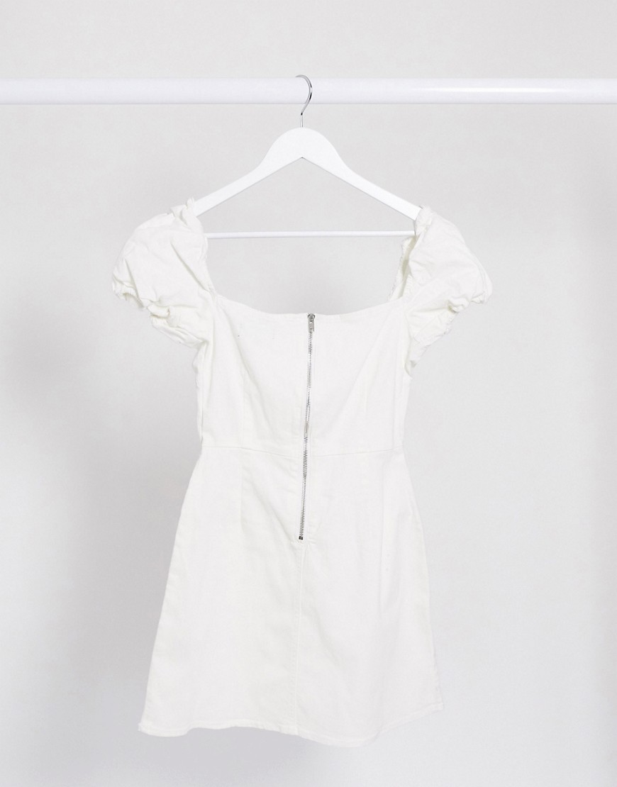 Missguided-Petite-biala-jeansowa-sukienka-mini-marszczenia-44-1 Missguided-Petite-biala-jeansowa-sukienka-mini-marszczenia-44