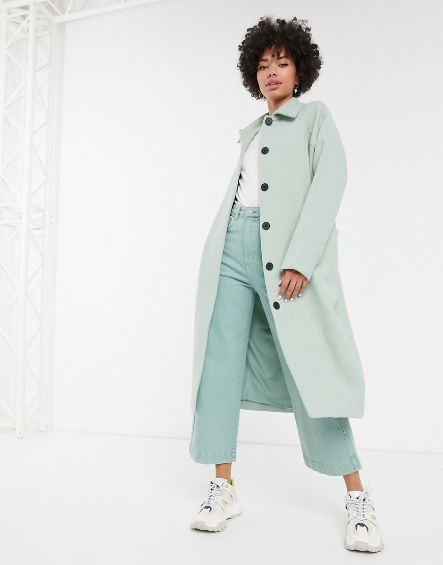 Monki-jasno-zielony-Plaszcz-midi-oversize-defekt-XS-3 Monki-jasno-zielony-Plaszcz-midi-oversize-defekt-XS