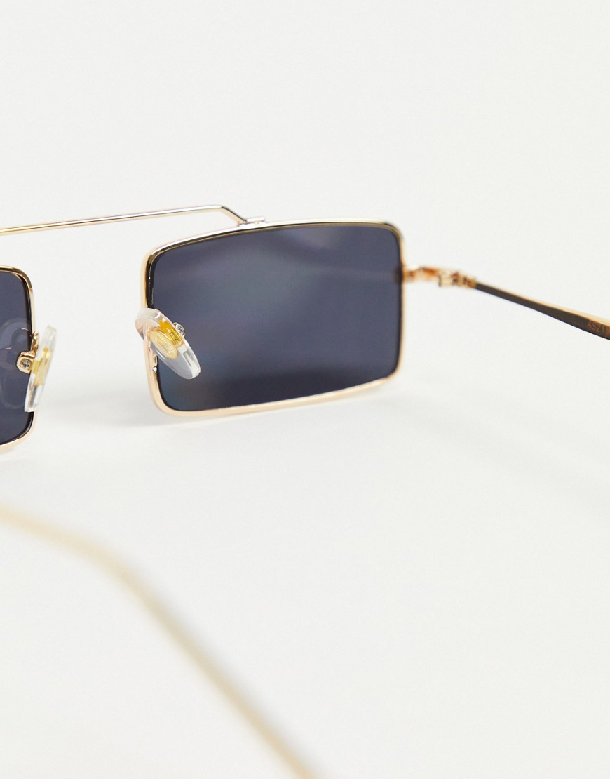 My-Accessories-Zlote-prostokatne-okulary-przeciwsloneczne-z-czarnymi-szklami-no-size-3 My-Accessories-Zlote-prostokatne-okulary-przeciwsloneczne-z-czarnymi-szklami-no-size