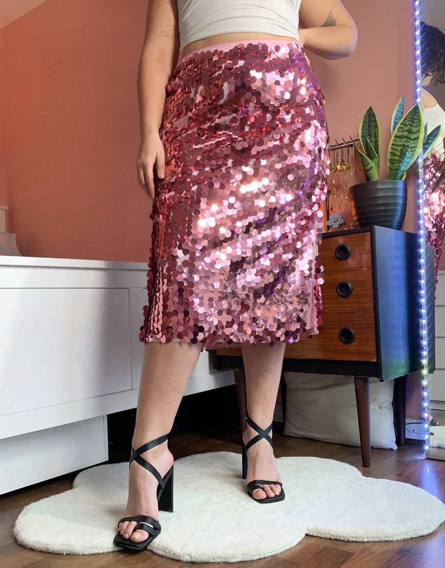 Never-Fully-Dressed-Plus-rozowa-spodnica-midi-z-cekinami-50-3 Never-Fully-Dressed-Plus-rozowa-spodnica-midi-z-cekinami-50
