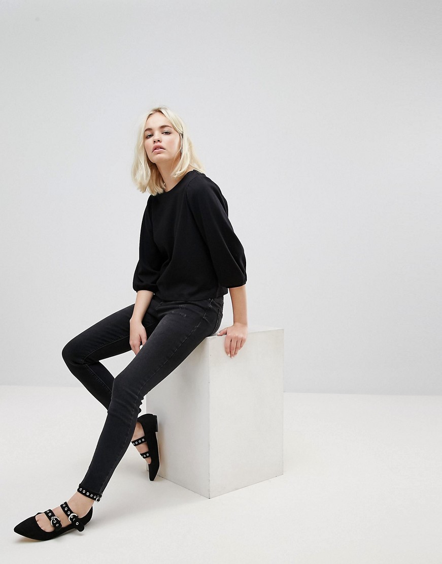 New-Look-Czarna-Bluzka-dlugi-rekaw-XS-34-4 New-Look-Czarna-Bluzka-dlugi-rekaw-XS-34