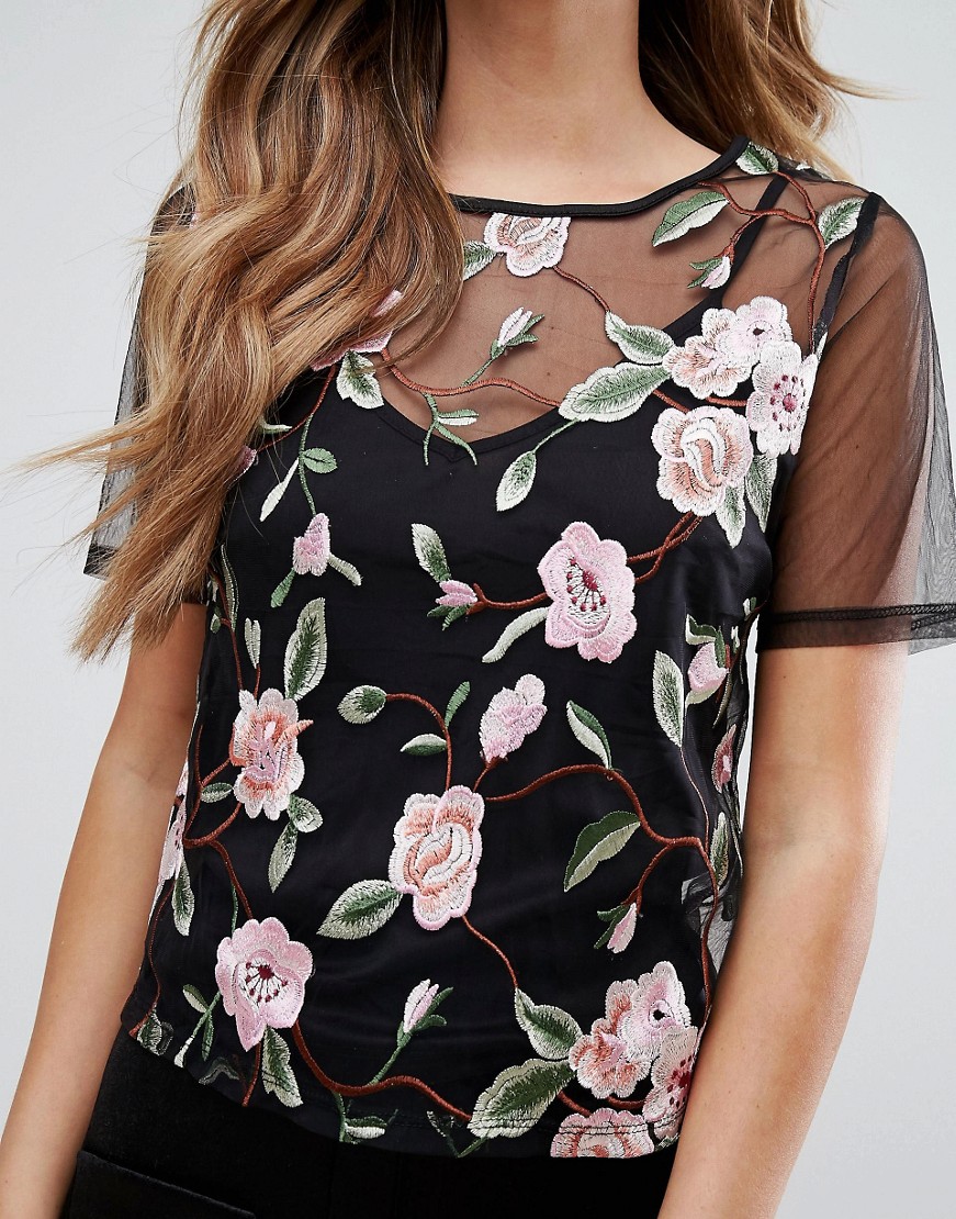 New-Look-czarna-bluzka-w-kwiaty-S-36-3 New-Look-czarna-bluzka-w-kwiaty-S-36