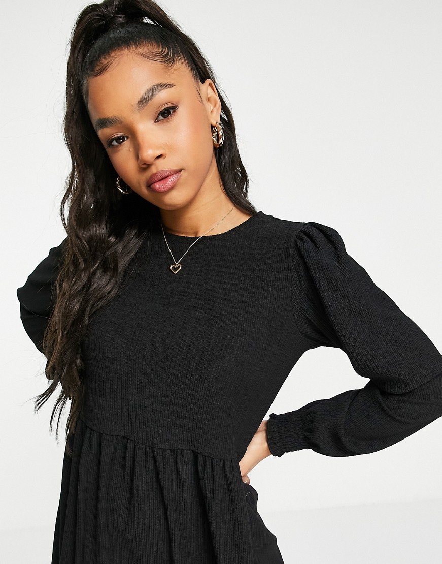 New-Look-czarna-sukienka-mini-z-dzerseju-z-dlugim-rekawem-44-3 New-Look-czarna-sukienka-mini-z-dzerseju-z-dlugim-rekawem-44
