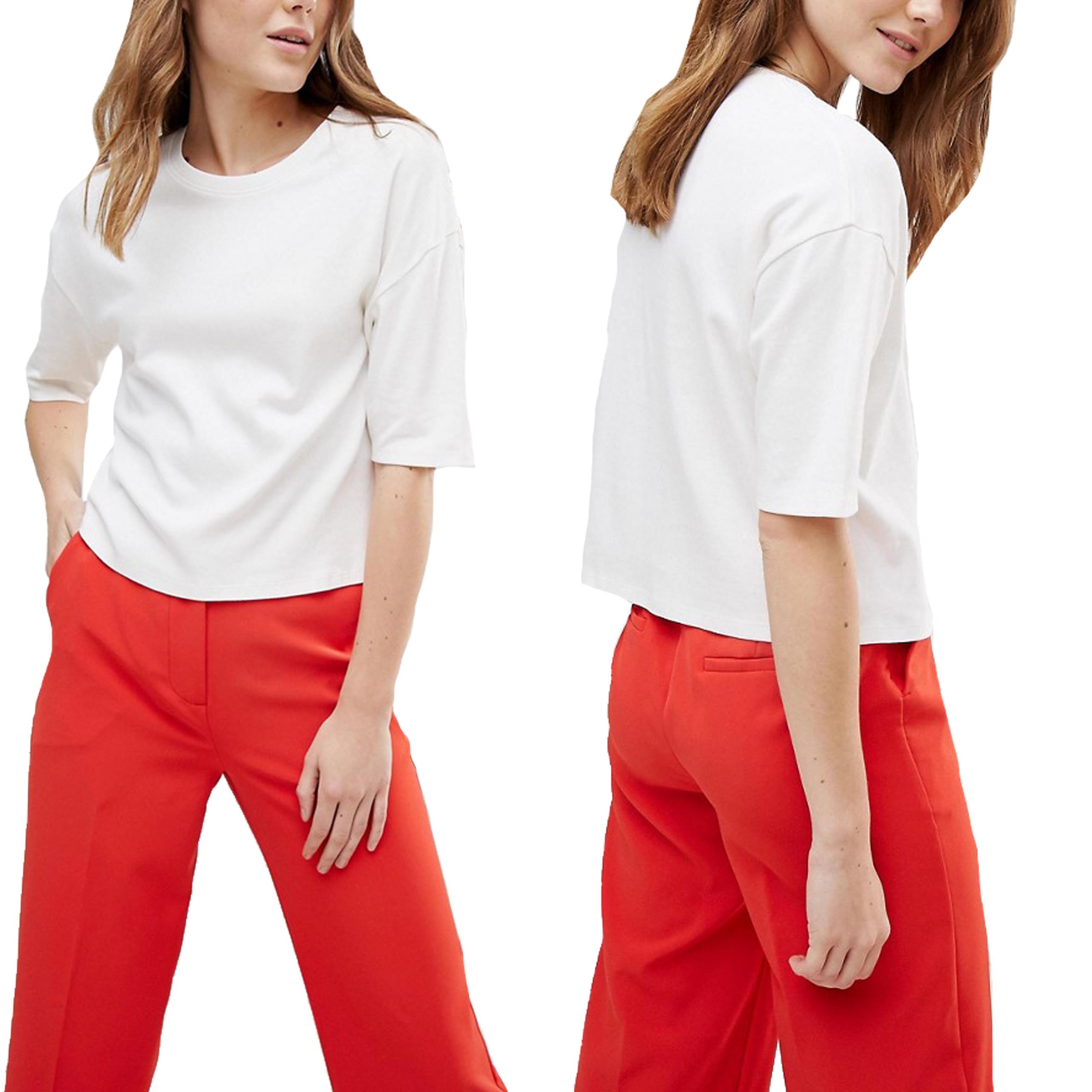New Look kremowa bluzka boxy S 36 New-Look-kremowa-bluzka-boxy-S-36