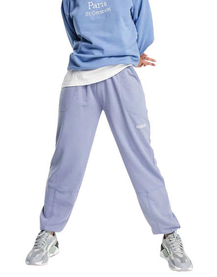 Night Addict joggersy oversize z efektem sprania defekt M