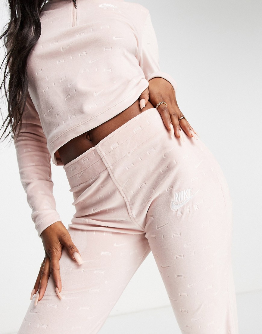 Nike-Air-rozowe-welurowe-spodnie-z-rozszerzanymi-nogawkami-S-1 Nike-Air-rozowe-welurowe-spodnie-z-rozszerzanymi-nogawkami-S