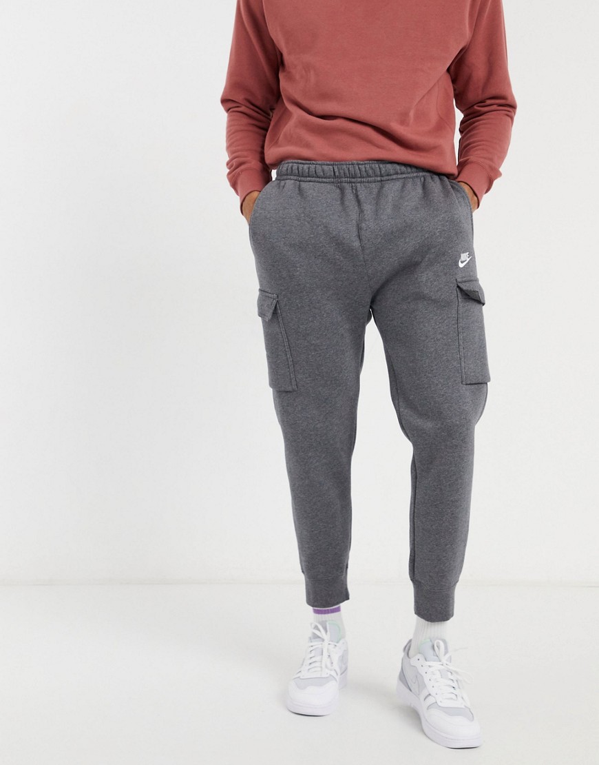 Nike-ciemnoszare-meskie-joggersy-bojowki-ze-sciagaczami-defekt-M-3 Nike-ciemnoszare-meskie-joggersy-bojowki-ze-sciagaczami-defekt-M