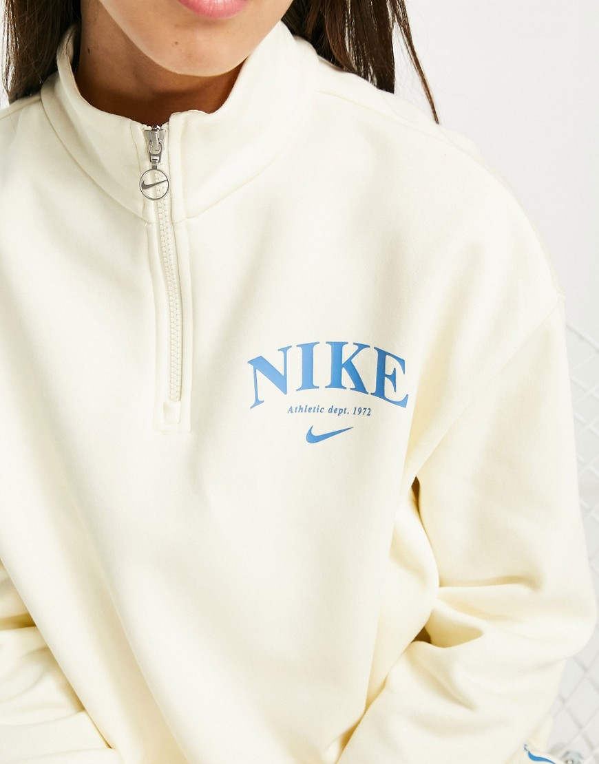 Nike-damska-kremowa-bluza-z-golfem-w-stylu-retro-S-2 Nike-damska-kremowa-bluza-z-golfem-w-stylu-retro-S