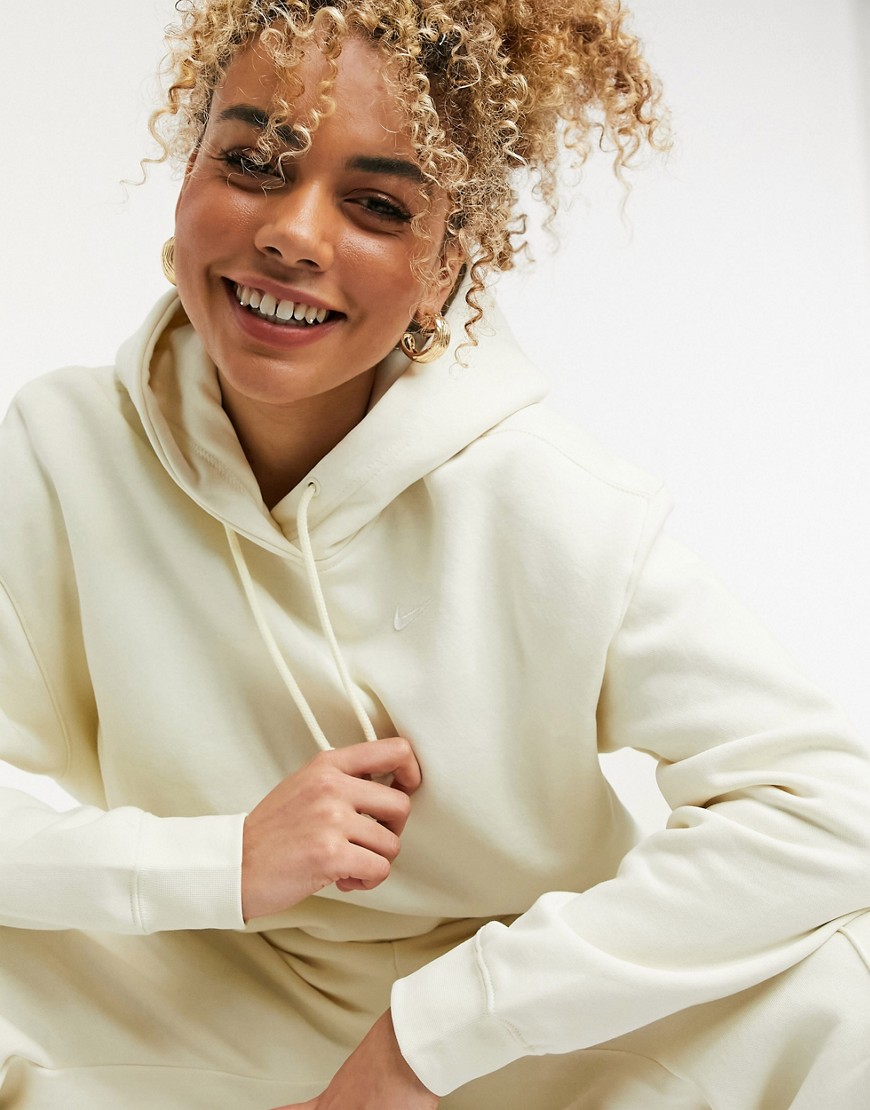 Nike-kremowa-Bluza-oversize-z-kapturem-damska-M-2 Nike-kremowa-Bluza-oversize-z-kapturem-damska-M