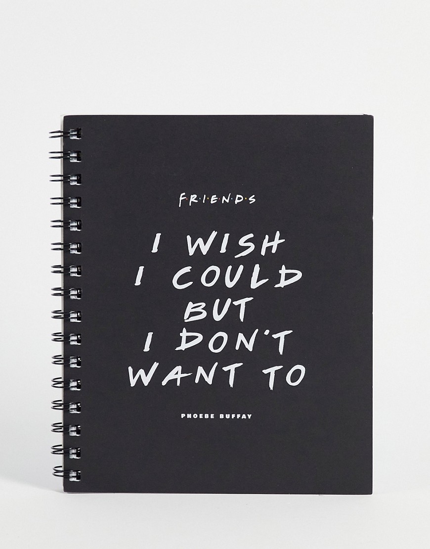 Notatnik Typo x Friends w kolorze czarnym slogan A5 Notatnik-Typo-x-Friends-w-kolorze-czarnym-slogan-A5