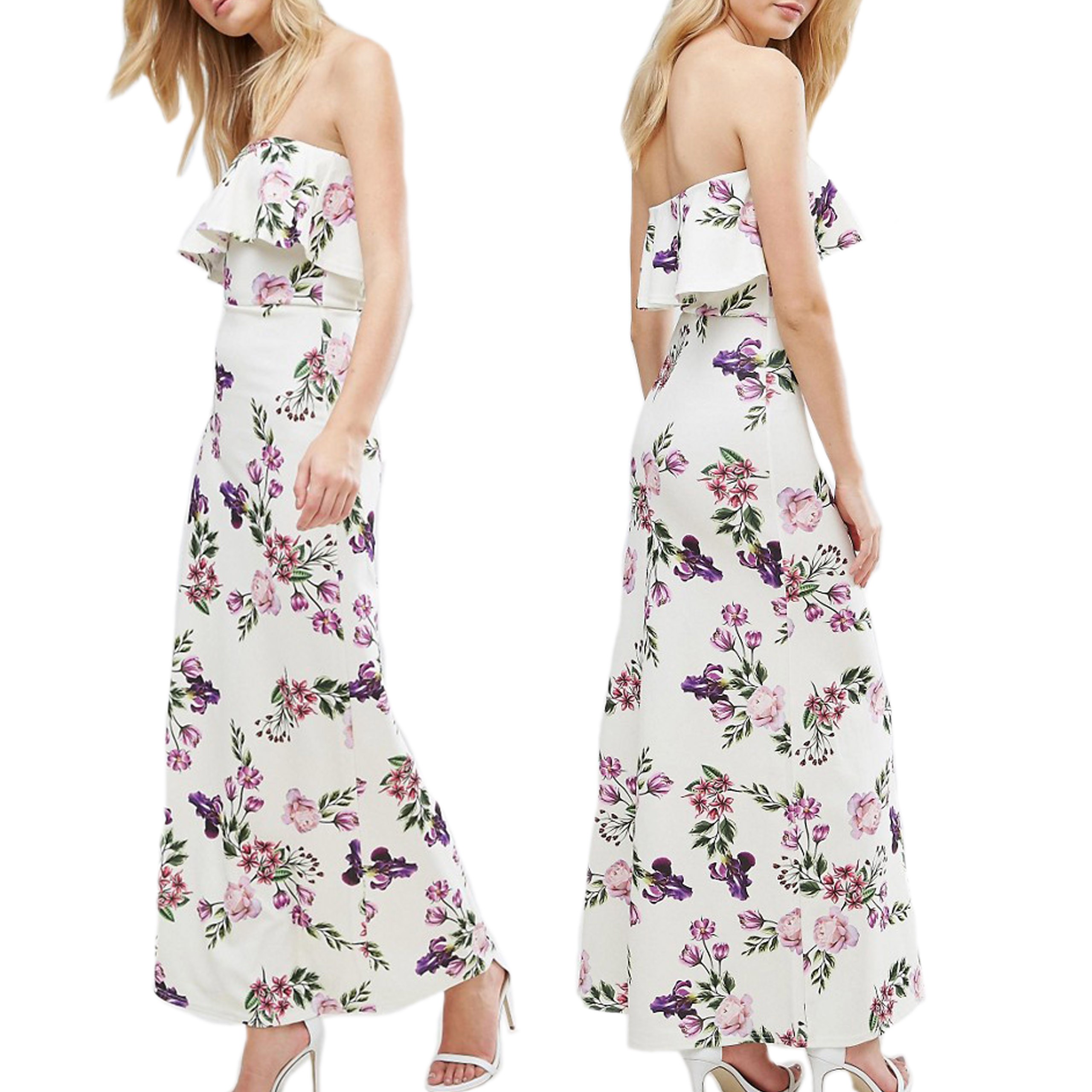 Oh My Love bandażowa sukienka maxi w kwiaty M 38 Oh-My-Love-bandazowa-sukienka-maxi-w-kwiaty-M-38