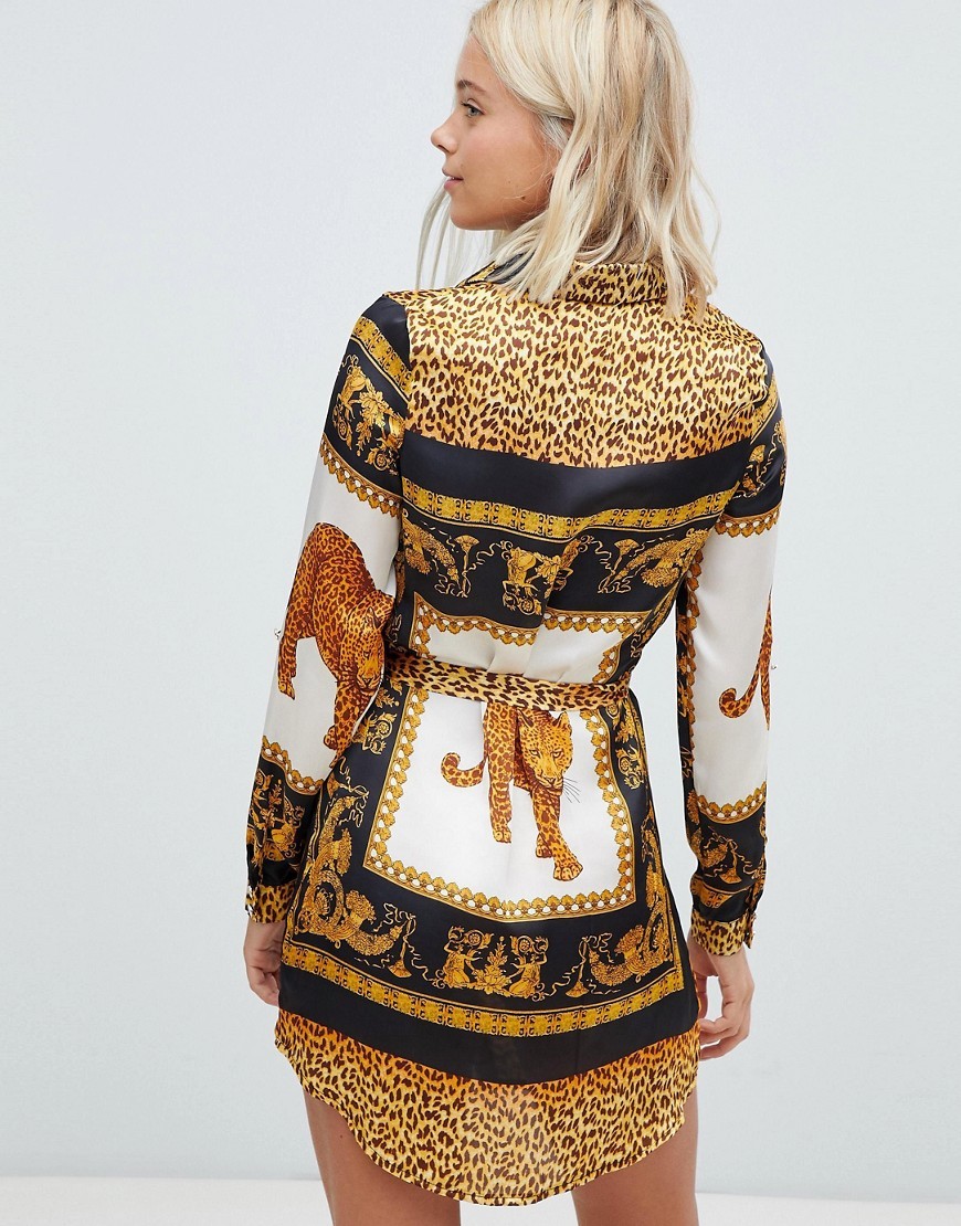 Parisian-Sukienka-koszulowa-ciekawy-oryginalny-print-L-40-1 Parisian-Sukienka-koszulowa-ciekawy-oryginalny-print-L-40