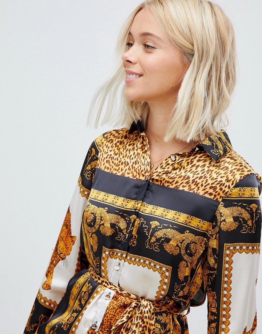 Parisian-Sukienka-koszulowa-ciekawy-oryginalny-print-L-40-2 Parisian-Sukienka-koszulowa-ciekawy-oryginalny-print-L-40