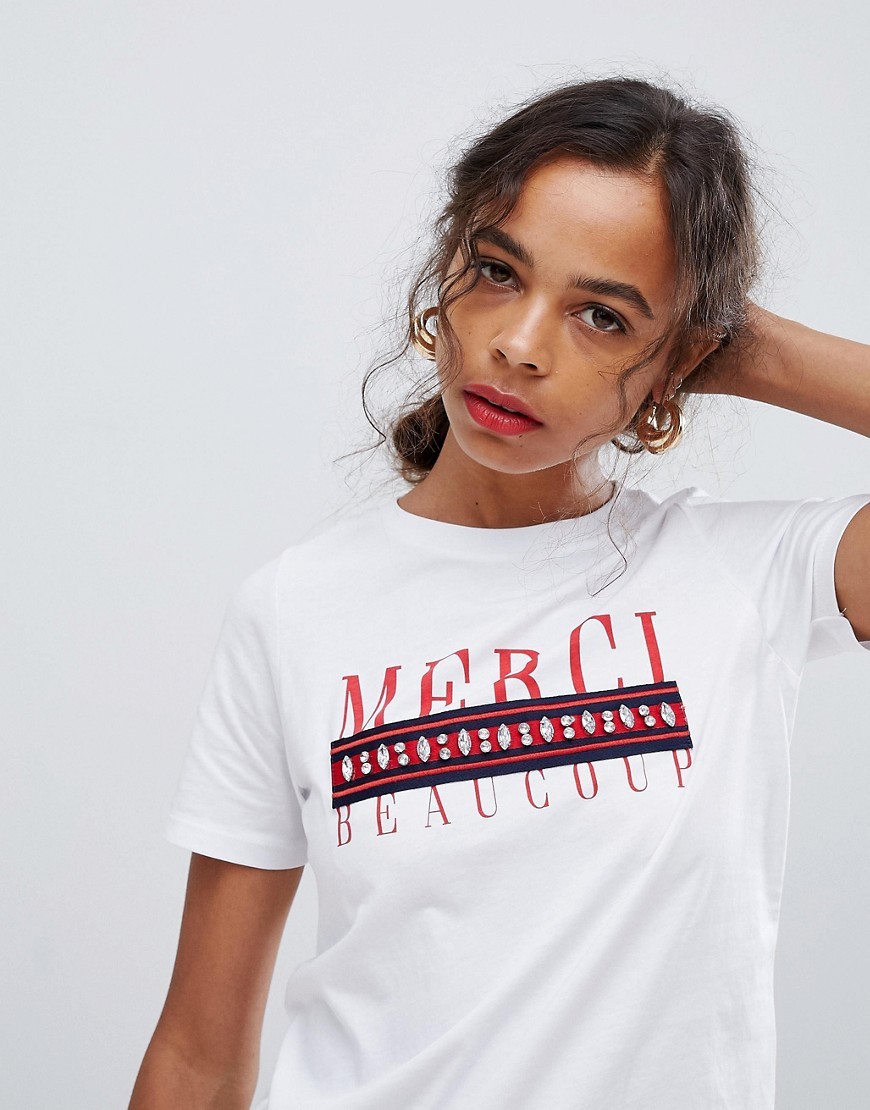 Petite-Bialy-t-shirt-damski-z-napisem-L-40-2 Petite-Bialy-t-shirt-damski-z-napisem-L-40