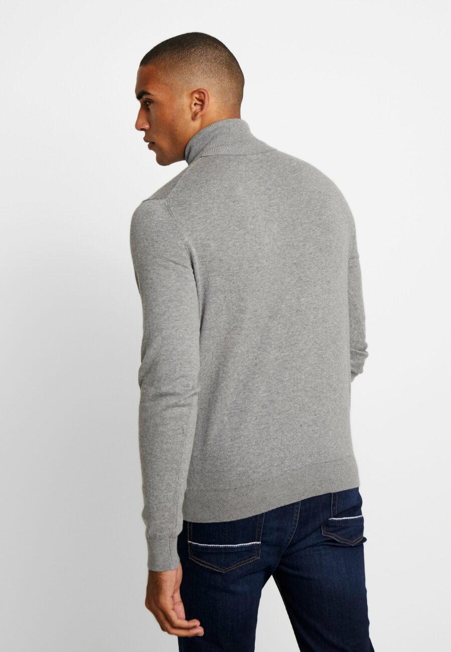Pier-One-meski-szary-dopasowany-sweter-XL