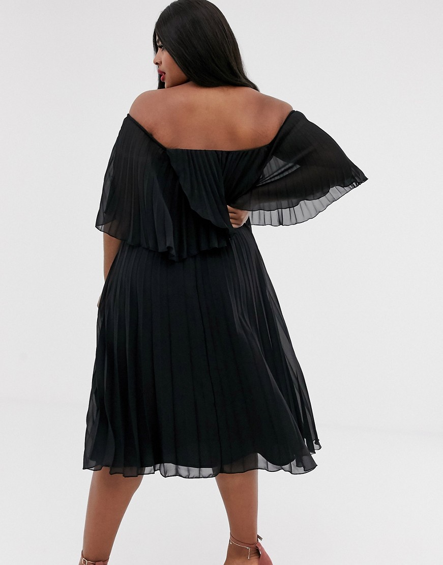 Plisowana-czarna-sukienka-midi-z-dekoltem-bandeau-46-1 Plisowana-czarna-sukienka-midi-z-dekoltem-bandeau-46