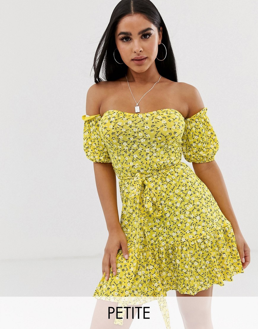 PrettyLittleThing-zolta-Sukienka-odkryte-ramiona-w-kropki-L-40-2 PrettyLittleThing-zolta-Sukienka-odkryte-ramiona-w-kropki-L-40