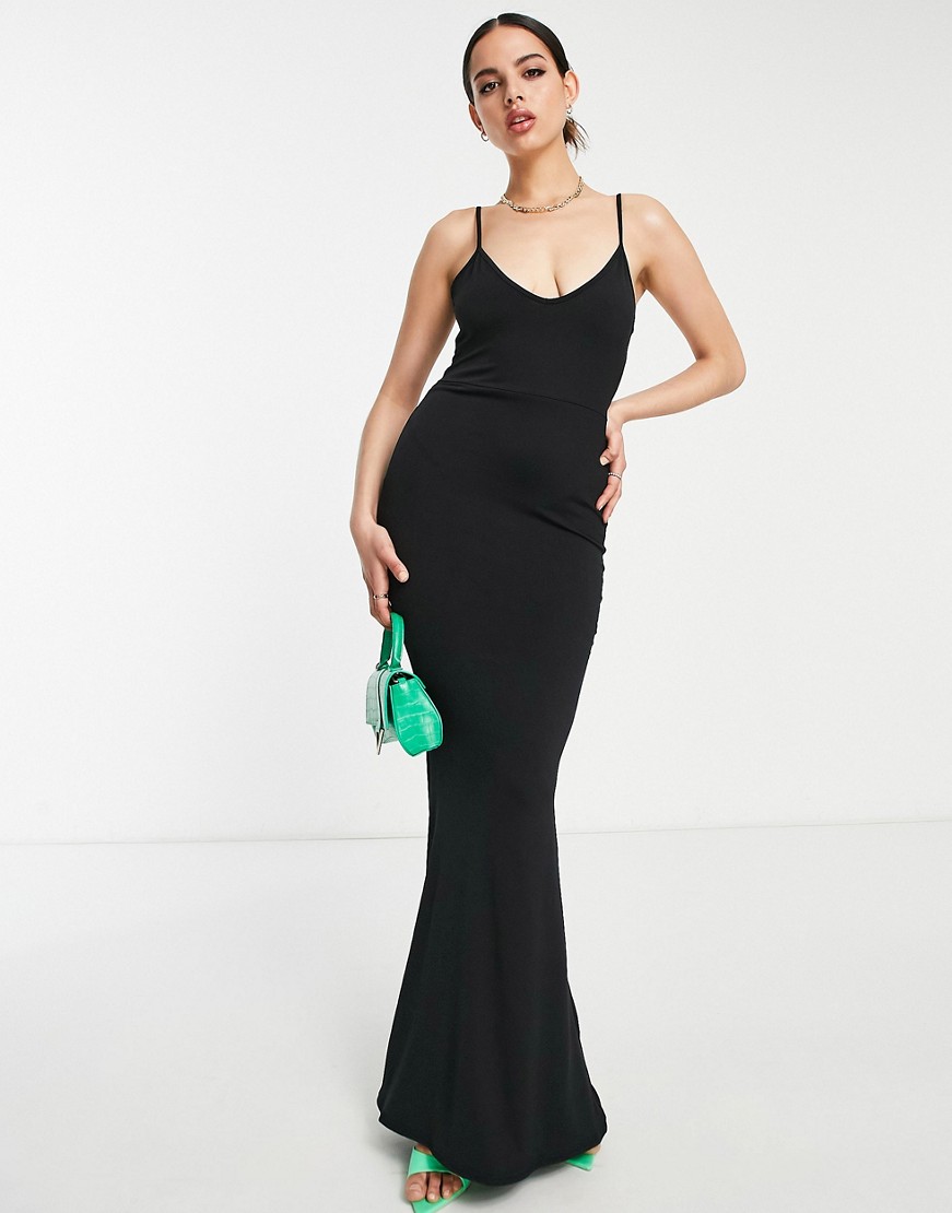 Public-Desire-czarna-dopasowana-sukienka-maxi-na-ramiaczkach-rozszerzana-na-dole-34-3 Public-Desire-czarna-dopasowana-sukienka-maxi-na-ramiaczkach-rozszerzana-na-dole-34