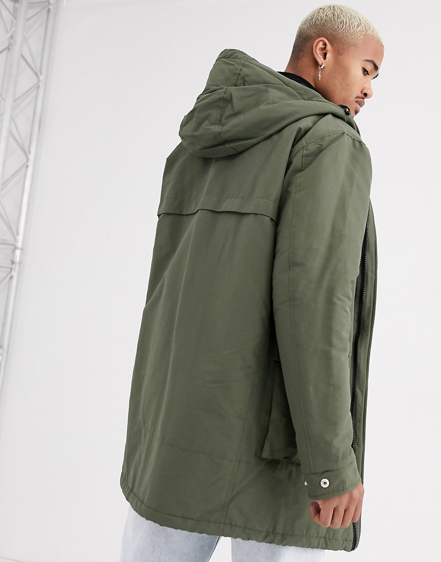 PullBear-Join-Life-Meska-ocieplana-parka-w-kolorze-khaki-M-1 PullBear-Join-Life-Meska-ocieplana-parka-w-kolorze-khaki-M