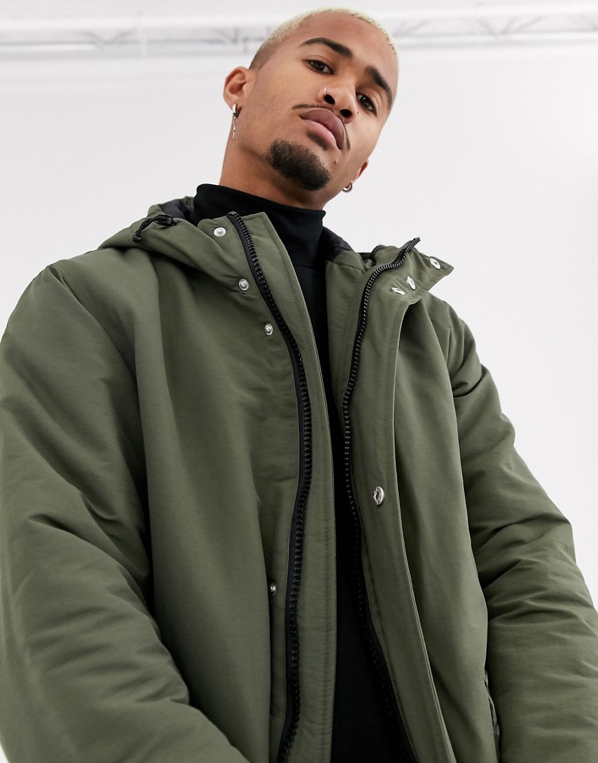 PullBear-Join-Life-Meska-ocieplana-parka-w-kolorze-khaki-M-2 PullBear-Join-Life-Meska-ocieplana-parka-w-kolorze-khaki-M