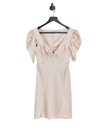 Różowa kopersowa sukienka plus size XXL